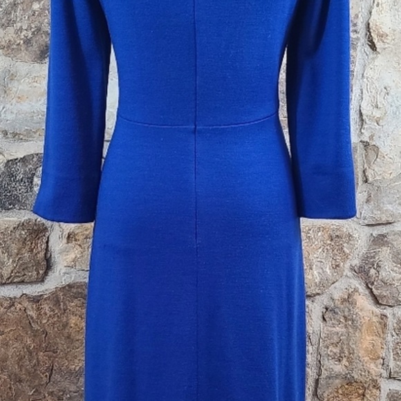 Lafayette 148 8 Wool Fit & Flare Dress - Picture 3 of 3